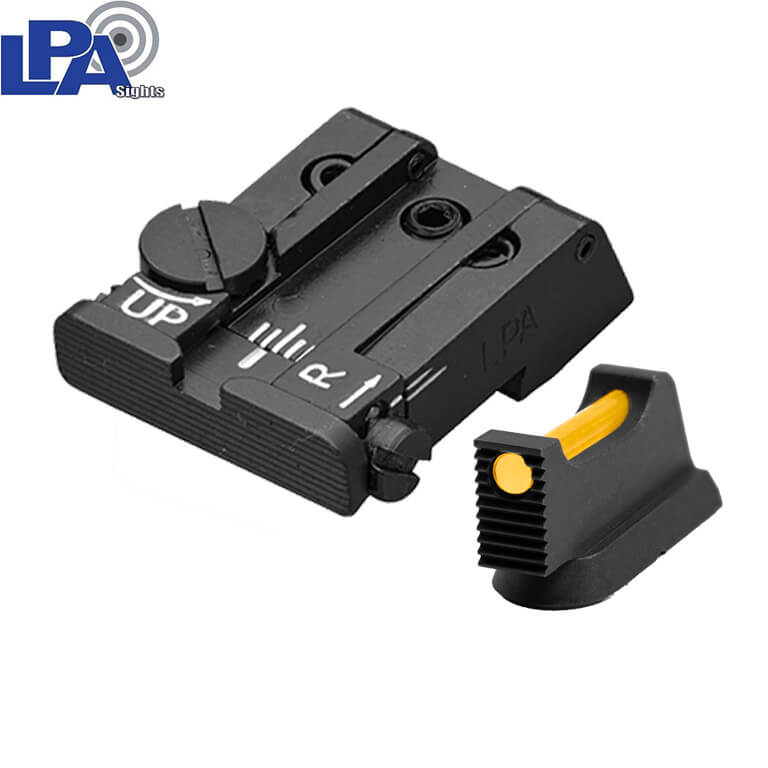 CZ Kadet adjustable LPA sight set with fiber optics