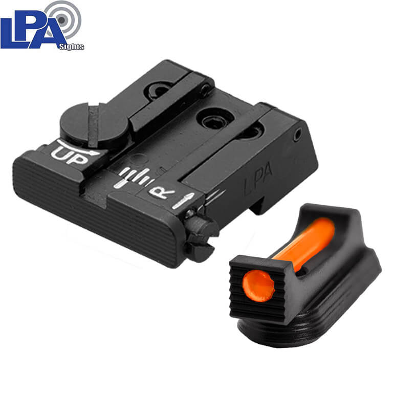CZ P-10 adjustable sight set with fiber optics | LPA