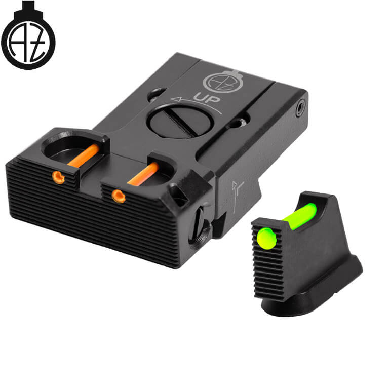 CZ 75B, CZ P-01, CZ 75 SP-01 reguliuojami mechaniniai taikikliai | šviesolaidinis B