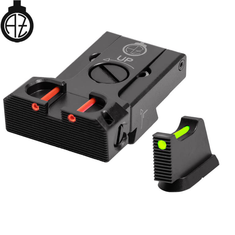CZ 75B, CZ P-01, CZ 75 SP-01 reguliuojami mechaniniai taikikliai | šviesolaidinis B