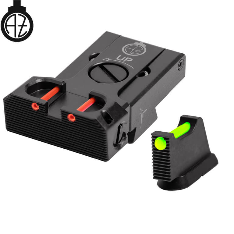 CZ 75B, CZ P-01, CZ 75 SP-01 reguliuojami mechaniniai taikikliai | šviesolaidinis B