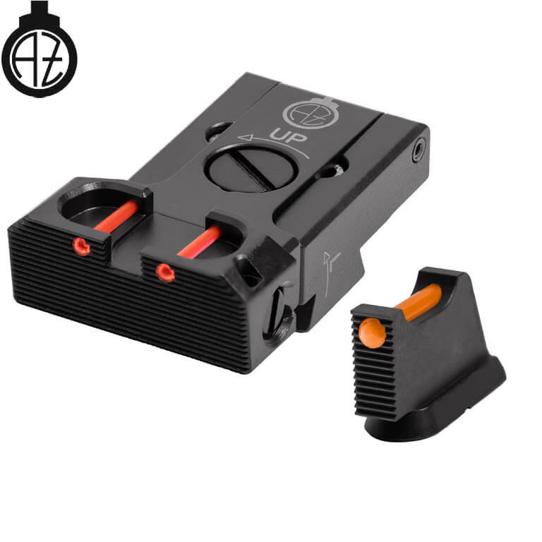 CZ 75B, CZ P-01, CZ 75 SP-01 reguliuojami mechaniniai taikikliai | šviesolaidinis B