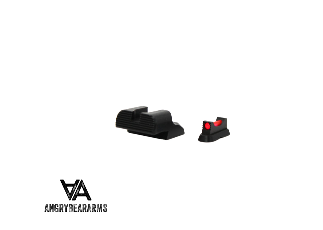CZ 75B, CZ P-01, CZ 75 SP-01 mechaniniai taikikliai | skaidulinė optika A