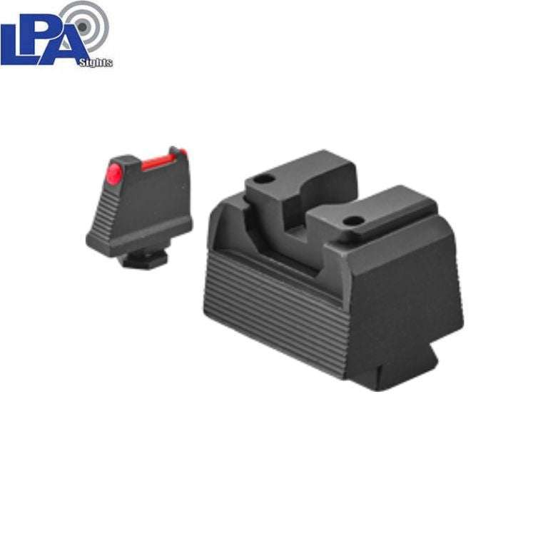 CZ Shadow 2 Carry pusiau reguliuojamas aukštų mechaninių taikiklių rinkinys | su šviesolaidžiais tipas A