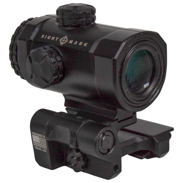 Sightmark XTM-3 3xMagnifier su LQD atverčiamu į šoną kolimatoriaus laikikliu
