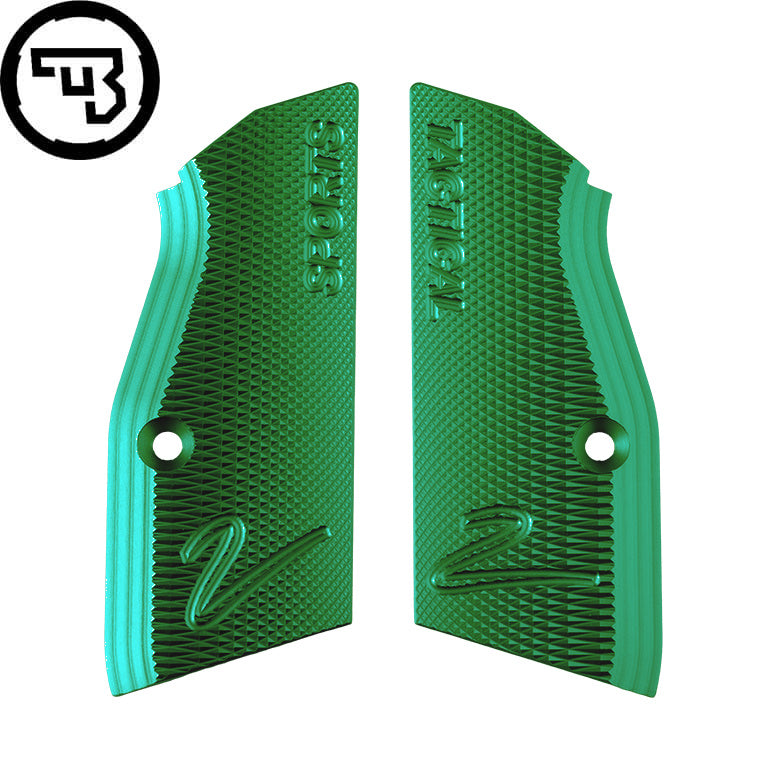 CZ TS 2, CZ Shadow 2, CZ 75B ir SP-01 trumpas aliumininės rankenos | CZ