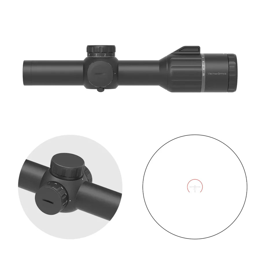 Vector Optics Constantine 1-10x24 HD FFP optinis taikiklis