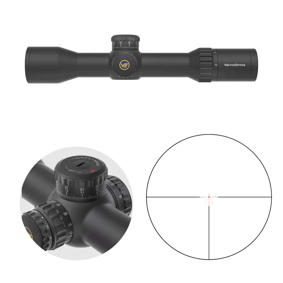 Vector Optics Continental x6 2-12x44 CTR MPVO taikiklis