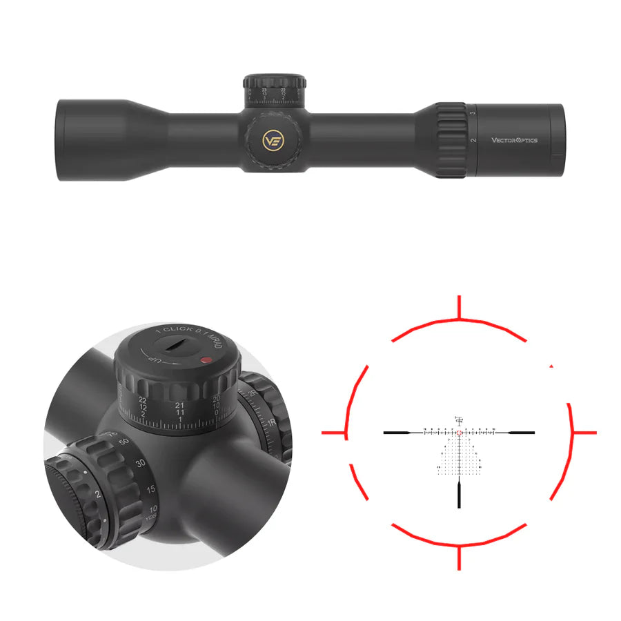 Vector Optics Continental x6 2-12x44 RAR taikiklis