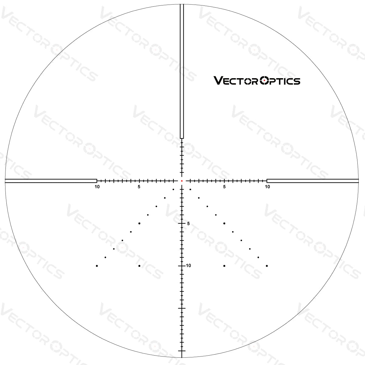 Vector Optics Veyron 6-24x44 IR Pirmo židinio plokštumos apšviestas taikiklis Vector Optics