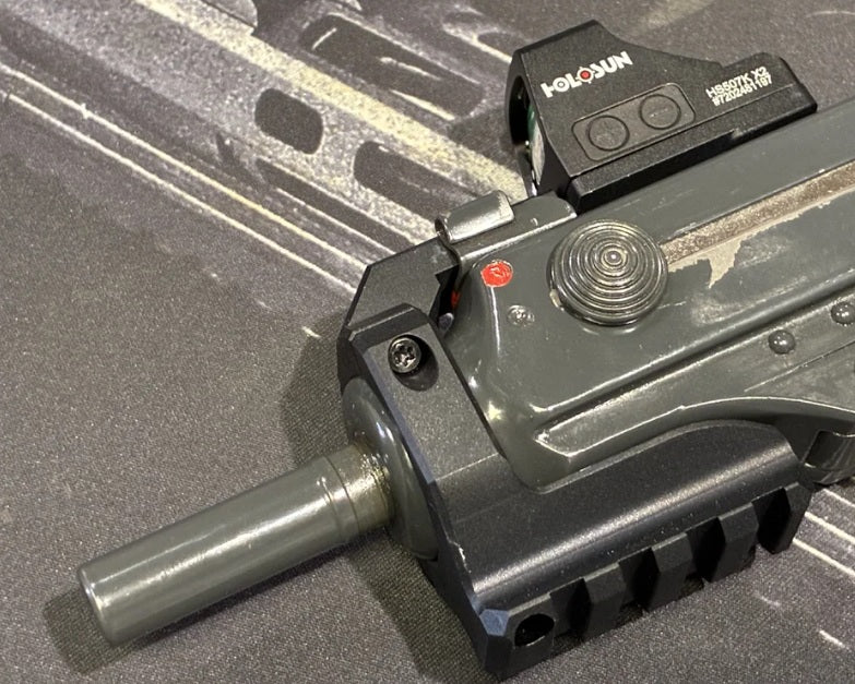 Vz 61 Skorpion kolimatoriaus laikiklis with Picatinny / M-Lok | Holosun K-series footprint