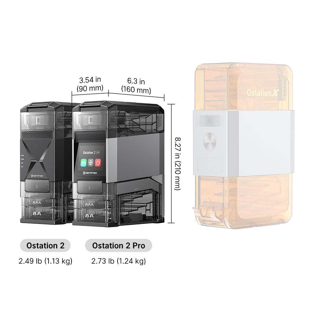 Olight Ostation 2 | išmanusis AA/AAA baterijų įkroviklis | 3-in-1