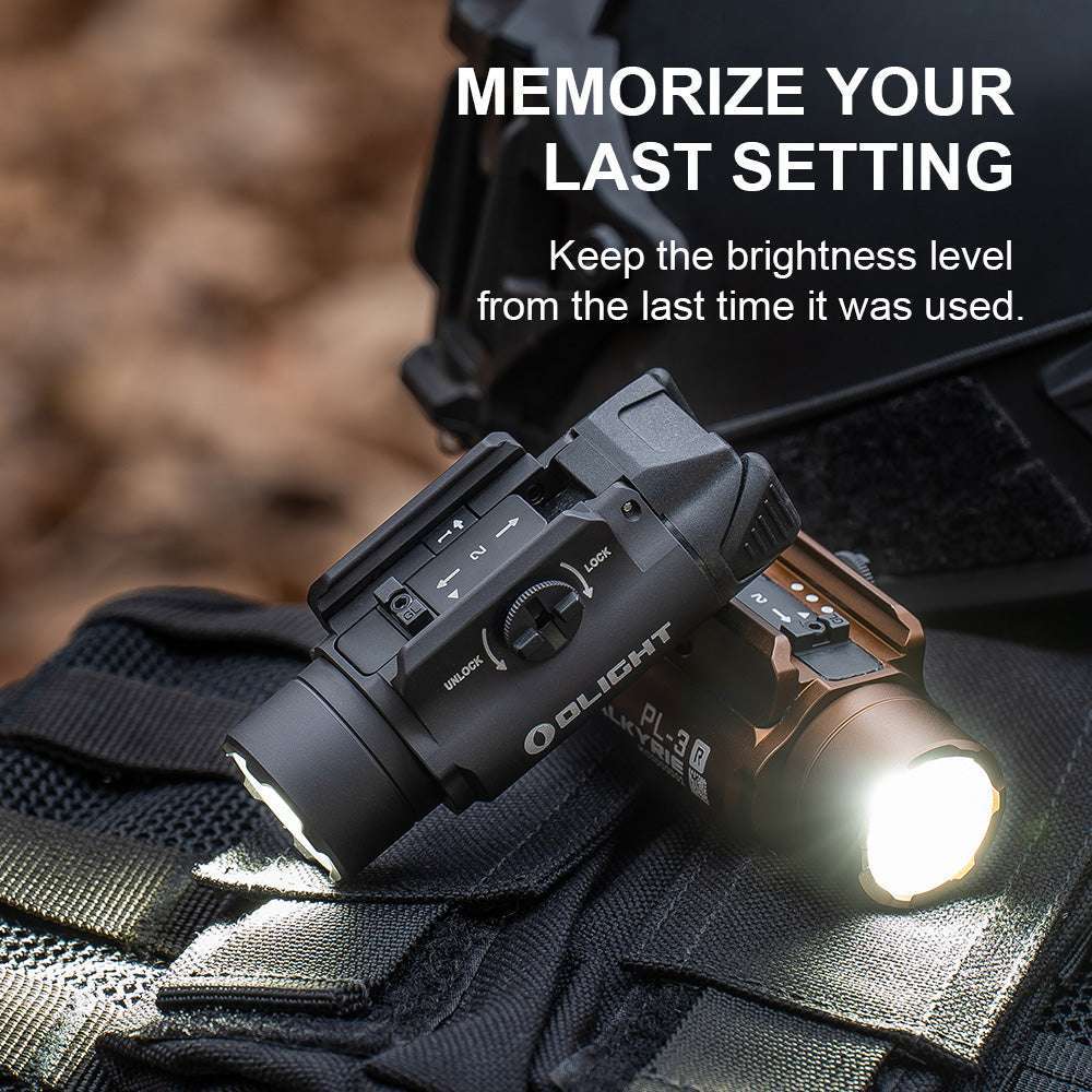 Olight PL-3R Valkyrie | pistoleto žibintuvėlis | 1.500 lm