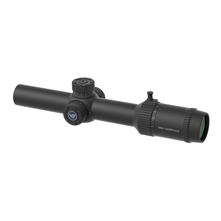 Vector Optics Forester 1-8x24 Fiber SFP šautuvo optinis taikiklis