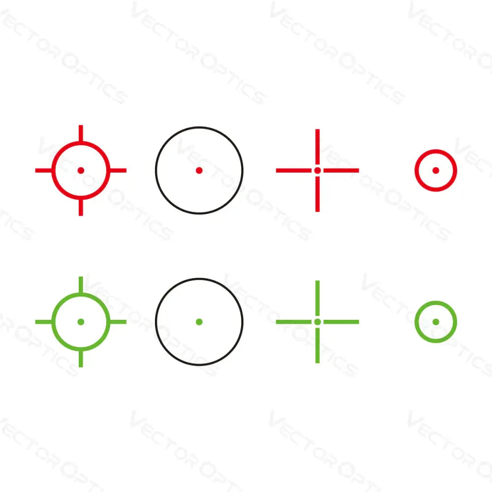 Vector Optics Omega 23x33 keturių tinklelių refleksinis taikiklis kolimatorius Vector Optics