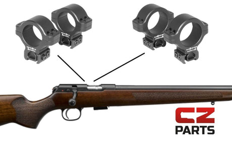 How to mount dovetail scope rings on a CZ 457