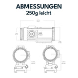 Vector Optics Paragon 5x30 didintuvas Micro 