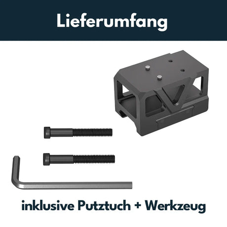 Picatinny kolimatoriaus laikiklis su paaukštinimu [32 mm] | C-More RTS footprint 