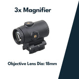 Vector Optics Paragon 3x18 didintuvas Micro 