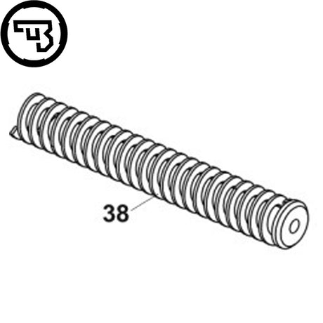 CZ P-07 grąžtvinės spyruoklės mazgas | dalis #38