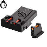CZ 75B, CZ P-01, CZ 75 SP-01 reguliuojami mechaniniai taikikliai | šviesolaidinis B 