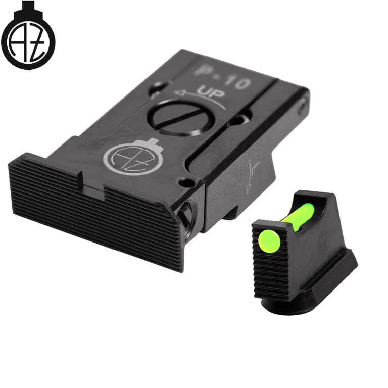 CZ P-10 reguliuojami mechaniniai taikikliai | šviesolaidinis A 