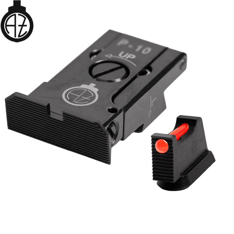 CZ P-10 reguliuojami mechaniniai taikikliai | šviesolaidinis A 