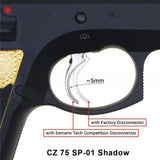 CZ Shadow 2, CZ 75 SP-01 Shadow žalvarinis Competition atjungiklis
