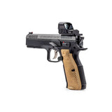 CZ Shadow 2 spynos sulaikytojas su apsaugota nykščio atrama 