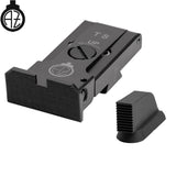 CZ TS 2, CZ TS 1 & CZ Shadow 2 Target reguliuojami mechaniniai taikikliai | grioveliuoti 