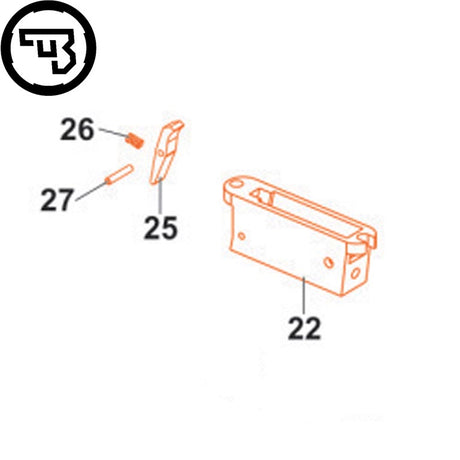 CZ 457 dėtuvės kreiptuvas pilnas