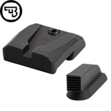 CZ 75B, CZ P-01, CZ 75 SP-01 fiksuotų mechaninių taikiklių komplektas