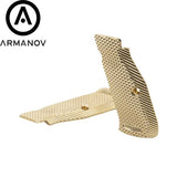 CZ 75B & SP-01, CZ TS 2, CZ Shadow 2 žalvarinės ergo Armanov rankenos plokštelės