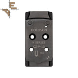 CZ P-10 adapterio plokštelė | Holosun K-series footprint Evo Arms