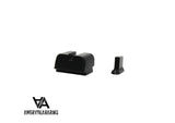 CZ P-10 Optics Ready CoWitness aukšti mechaniniai taikikliai | su grioveliais 