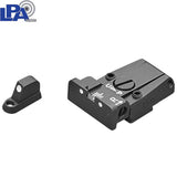 CZ P-07, CZ P-09 reguliuojamų mechaninių taikiklių komplektas taškuotas | tipas A