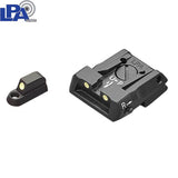 CZ P-07, CZ P-09 reguliuojamų mechaninių taikiklių komplektas, švytintys