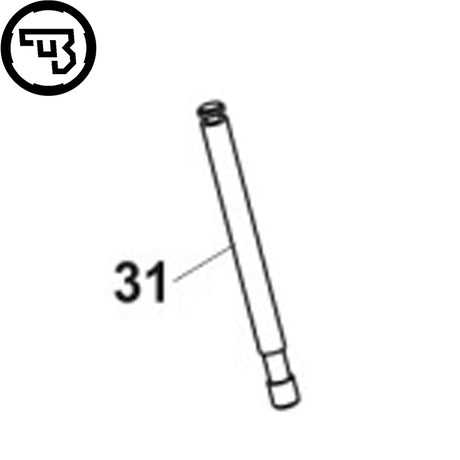 CZ P-07, CZ P-09 dėtuvės fiksatoriaus kaištis | dalis #31