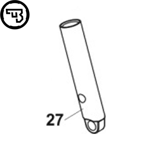 CZ P-09 pagrindinės spyruoklės kaištis | dalis #27