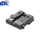 CZ P-10 pilnai reguliuojamas galinis taikiklis LPA