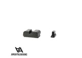 CZ P-10 Optics Ready mechaninių taikiklių komplektas grioveliuotas | Žemas