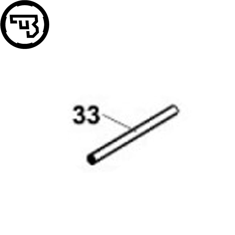 CZ P-10 nugarėlės įdėklo kaištis | dalis #33