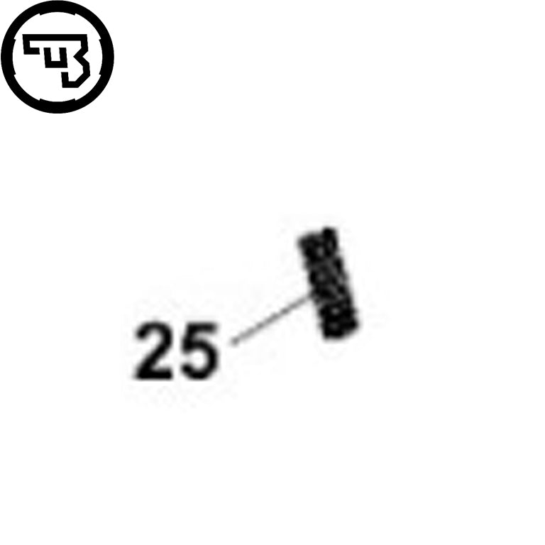 CZ P-10 išardymo plokštelės spyruoklė | dalis #25