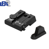 CZ P-10 pilnai reguliuojamų mechaninių taikiklių komplektas LPA