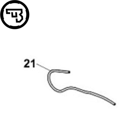 CZ P-10 spynos sulaikytojo spyruoklė | dalis #21