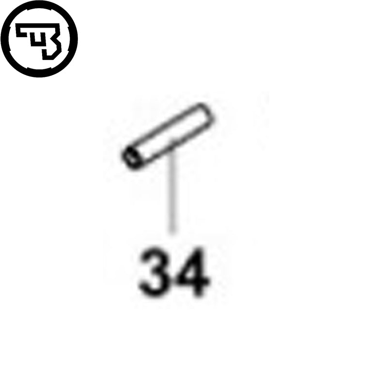 CZ P-10 nuleistuko saugiklio kaištis | dalis #34