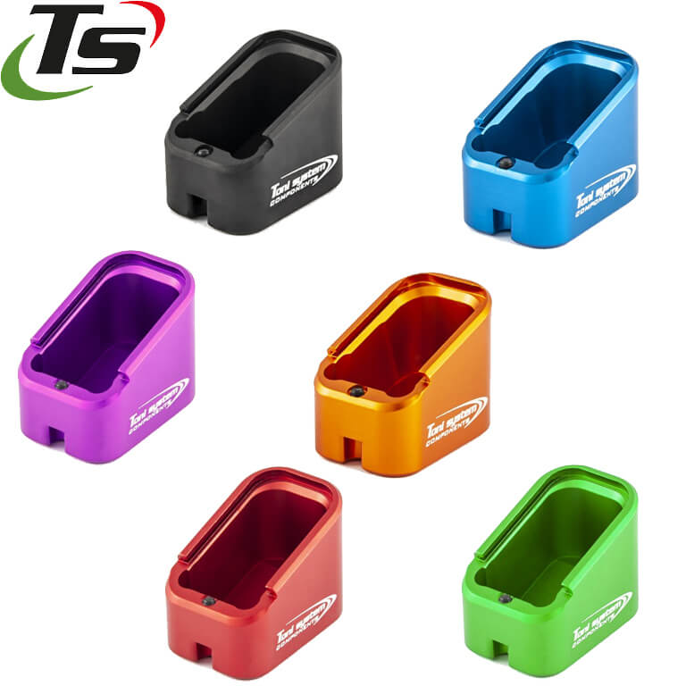 CZ Shadow 2, CZ 75B, CZ P-01, CZ 75 SP-01 alu TS base pad | +4rnd