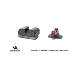 CZ Shadow 2 Carry CoWitness mechaniniai taikikliai | šviesolaidinis A
