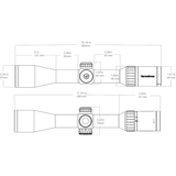 Vector Optics Continental 1,5–9x42 SFP šautuvo optinis taikiklis