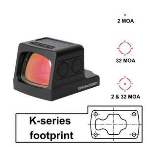 Kolimatoriai su Holosun K-Series footprint